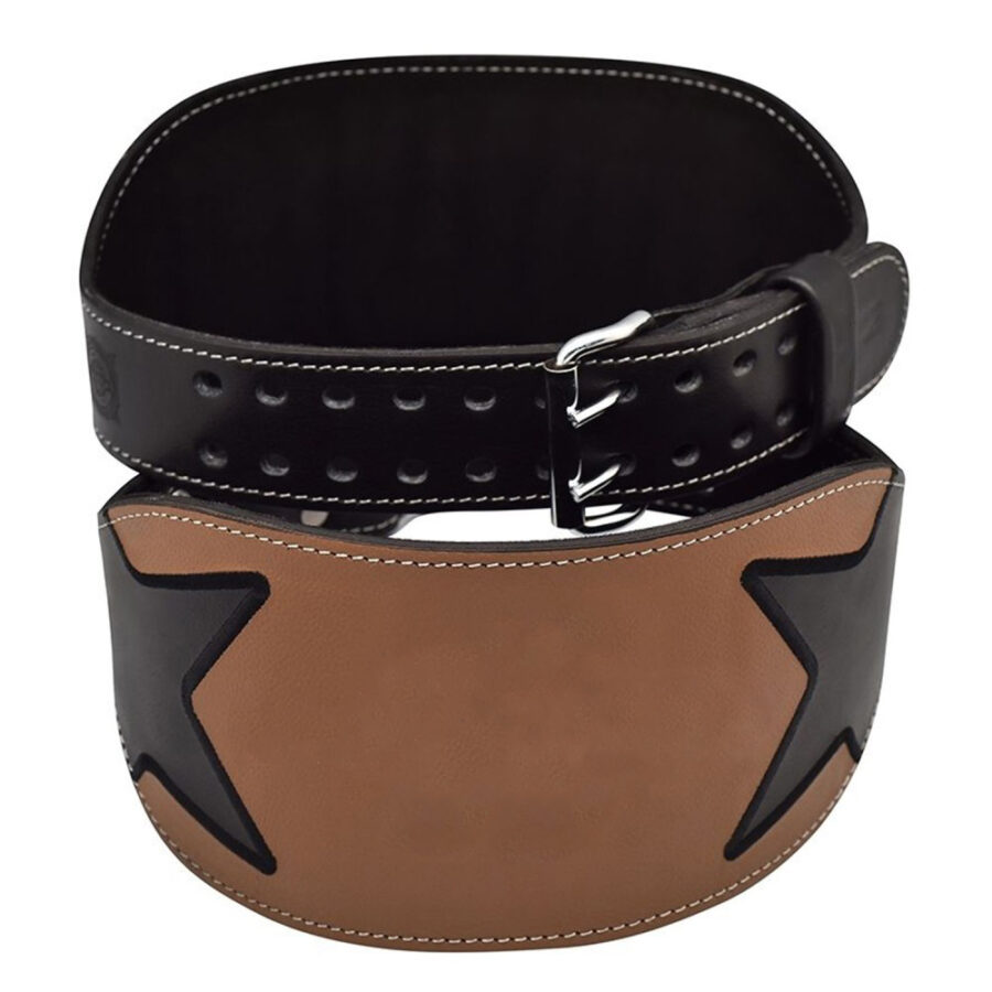 WEIGHT LIFTING LEATHER BELTS